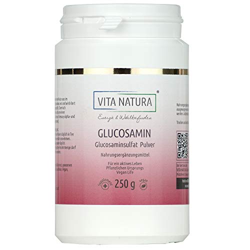 Vita Natura Reines Glucosamin Pulver Gelenk Aktiv, vegan 250g