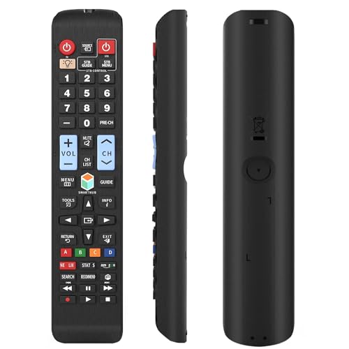 Universal Remote Control for All Samsung TV Smart LED LCD TV LCD LED QLED SUHD UHD HDTV Curved Plasma 4K 3D Smart TVs, with Buttons for Netflix, Prime Video, Smart Hub-Backlit