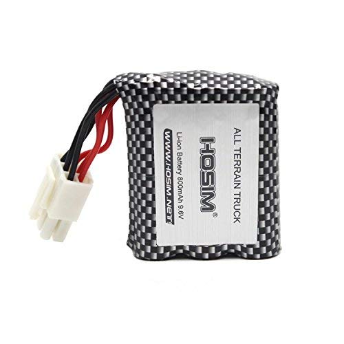 Hosim RC Cars Replacement Battery, 800mAh Li-ion Rechargeable Battery 15-DJ02 for 9112 9123 9123 RC Truggy High Speed Truck Accessory Supplies (3rd Version)