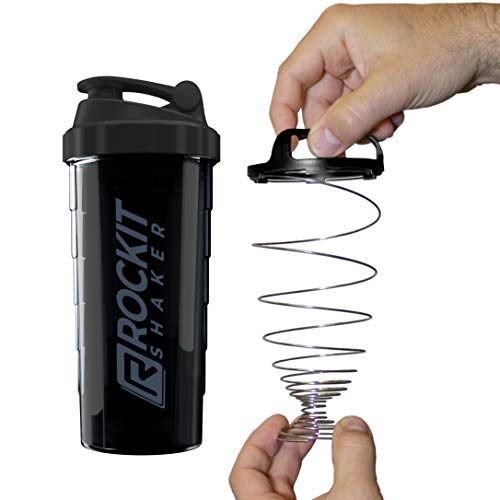 RockitShaker 1000ml Protein Shaker | garantiert auslaufsicher | BPA frei | patentiertes Mischsystem | für deinen fitness Eiweißshake und Proteinshake - 4