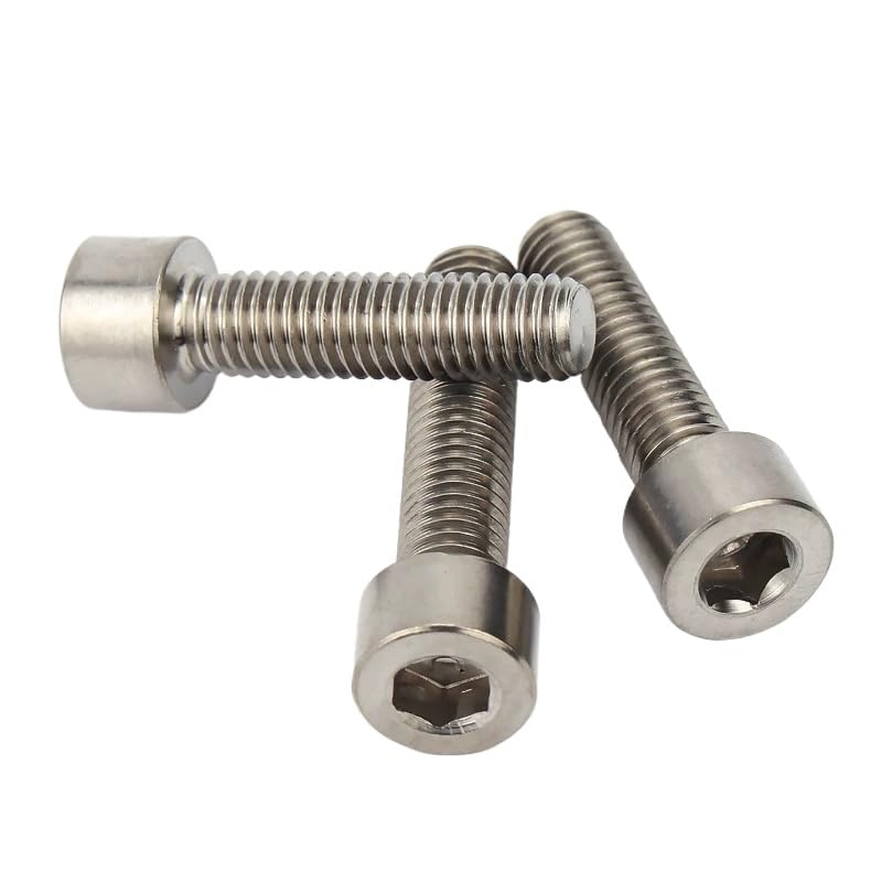 GR5 Titanium Allen Hex Socket Bolts Cap Head Screws M2 M2.5 M3 M4 M5 M6 M8 (10,M2.5 x 10mm)