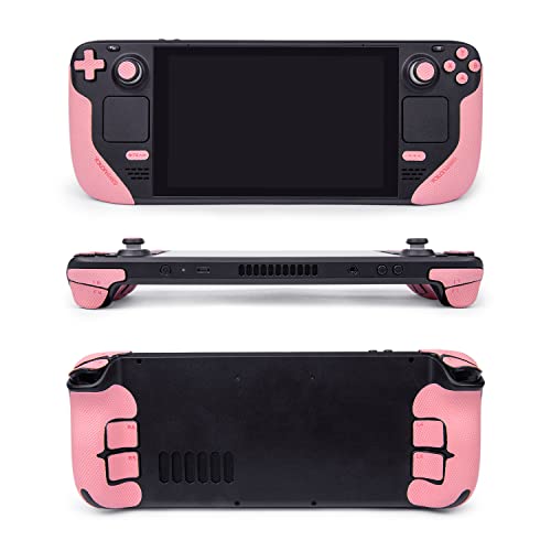 Image of TALONGAMES Controller Grips Compatible with Steam Deck OLED /Steam Deck Controllers, Anti-Slip, Sweat-Absorbent, Textured Skin kit, for Handle Grips, Buttons, Triggers, D-pad (Pro - Pink)