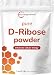 Pure D-Ribose Powder, 1 KG (2.2 Pound), Powerfully Supports Energy and Muscle Endurance, Pharmaceutical Grade, No GMOs and No Gluten
