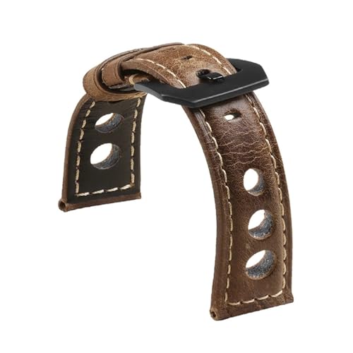 Bracelet de montre vintage LUGEMA, le charme du cuir véritable au poignet