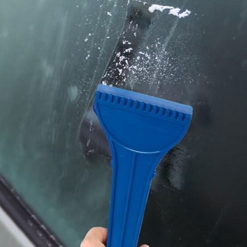 Generisch Car Ice Scraper, Multifunctional Frost Removal Tool, ABS Reusable Scraper for Windshield On Cars Trucks SUVs, Durable Ergonomic Handle with Easy Grip for Winter Snow Cleaning, 8.5x18.3cm – Bild 4