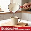 Mabeeze Heart-Shaped Enameled Cast Iron Saucepan with Lid – 1-Quart Red Small Sauce Pot for All Cooktops – Durable, Nonstick Cookware for Milk, Soup, Pasta Sauce – Ideal Gift #5