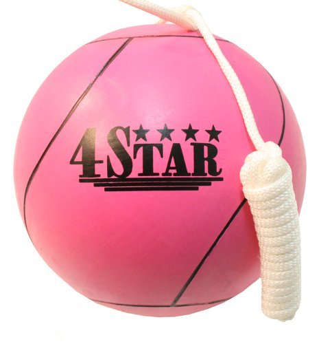 Lastworld New Pink Color Tether Balls for Play Grounds & Picnics Included with Ropes