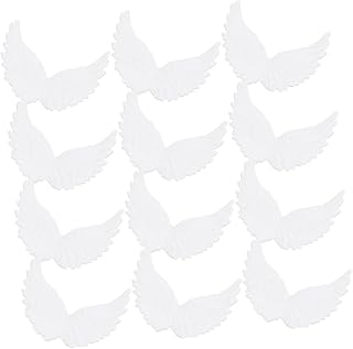 SEWACC 10 Peças Decoração Artesanato De Natal Enfeites De Asas De Anjo Asas Para Projetos De Artesanato Enfeites Para Artesanato Asas De Anjo Acessórios DIY Asas De Anjo Arnês Variedade