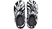 Crocs Unisex-Adult Classic Tie Dye Lined Clogs | Fuzzy Slippers, White/Black, 7 Women/5 Men