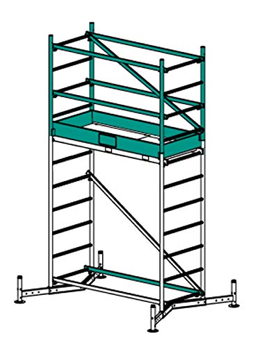 Preisvergleich Produktbild Krause Erweiterung auf 4 m Arbeitshöhe für ClimTec Argeitsgerüst