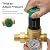 Solimeta Spin Down Sediment Filter with Pressure Reducer and Pressure Gauge, 50/100 Micron Precision, 3/4" NPT