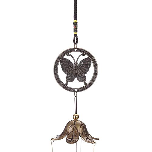 Image of CrazyCrafts Metal Wind Chimes for Home Balcony Garden Positive Energy, Home Decor Hanging Long Brass Bells Gifts for Loved Ones 15 Bells5