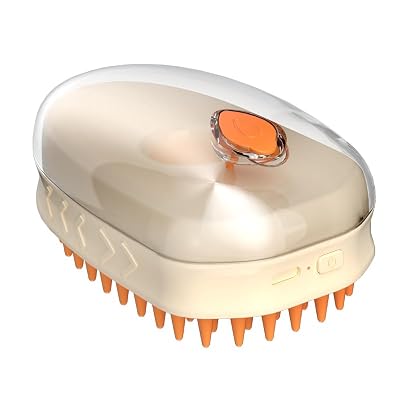 4 In 1 Self-Cleaning Pet Water Spray Brush Dog Hair Steay Cob Cat Stea Brush - Dog Bath Brush And Dog Brush Price