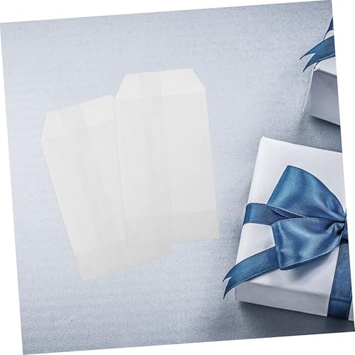 Bolsas de papel cristalina translúcidas y sin autoadhesivo para repostería limpia 2