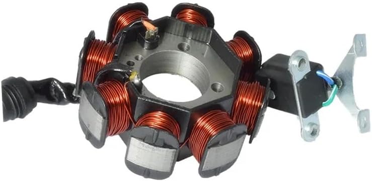 発電機 固定子 コイル オートバイ 4 線 8 極 全波 DC CG125 ZJ125 CG ZJ 125 125cc マグネト ス