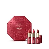 KIKO Milano Joyful Holiday Lovely Mini Lipstick Kit | Lippen-Set: 3 Matte Mini-Lippenstifte