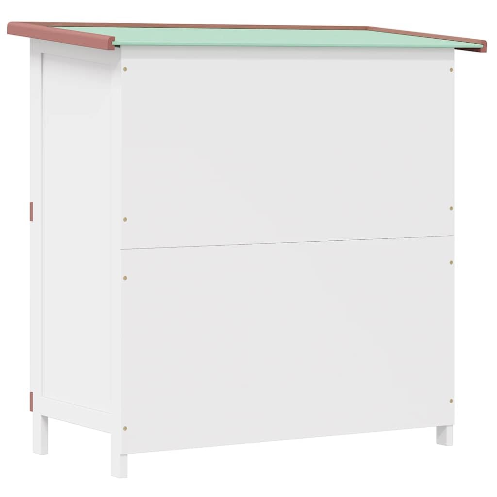 vidaXL - Conejera de Exterior (4 Puertas) Color marrón
