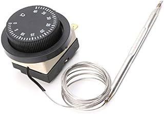 0-40 Temperature Control Switch Capillary Thermostat Automatic Sensored Switch - (Color: Black)