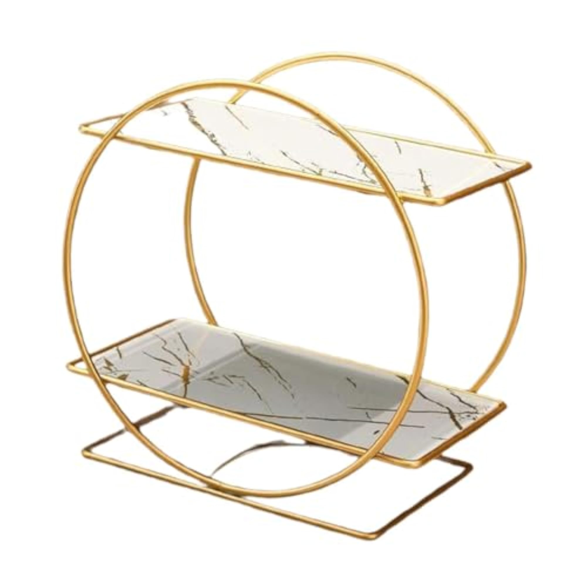 Bathroom Countertop Organizer for Cosmetics, White