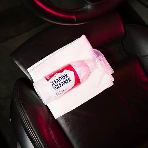 Image of GYEON Leather Cleaner Strong 500 ml - Strong Car Leather Cleaner Safe for All Leather Types - Remove Dirt and Oil from All Leather to Prepare for Protection