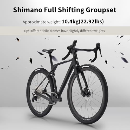 SAVADECK T800 Carbon Gravel Bike, with Shimano GRX610