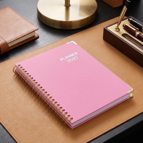 LALAFINA Agenda Scolaire 2027 Élégant Couverture Renforcée et Coins Métalliques, Planificateur Mensuel et Hebdomadaire pour Enseignants et Étudiants – vue 9