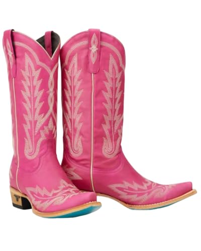 Lane Women's Lexington Tall Western Boot Snip Toe Hot Pink 9 1/2 M US