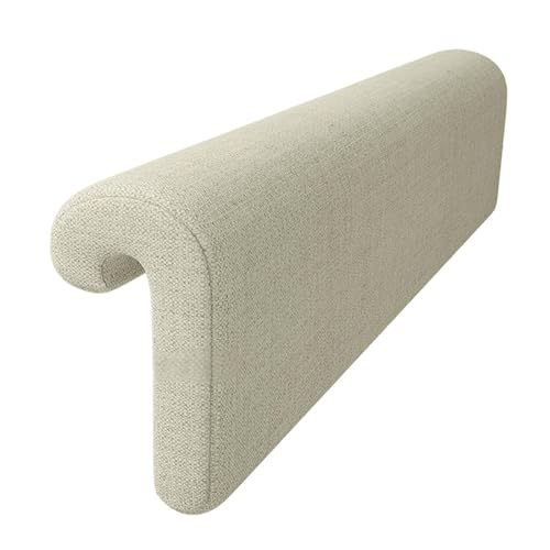 Image of Bed Hanging Headboard Pillow Modern Bedside Pillow Ergonomic Removable Cover Khaki