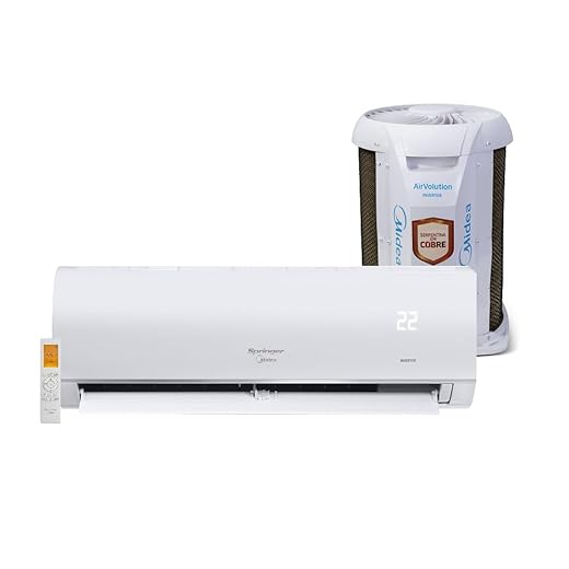 Ar Condicionado Split Hi Wall Inverter Springer Midea AirVolution Connect 9000 BTU/h Frio 42AFVCI09S5-220 Volts