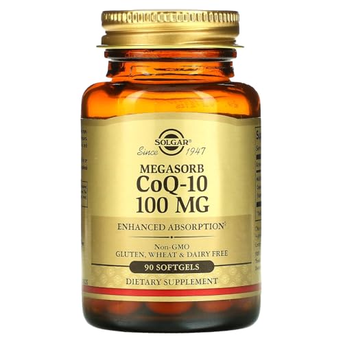 Solgar Megasorb CoQ-10 Softgels, 100 mg, 90 Count