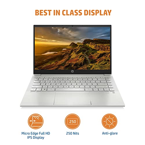 Image of HP Pavilion 14 AMD Ryzen 5 FHD IPS Anti-Glare Display 14 inch(35cm) Laptop & X200 Wireless Mouse with 2.4 GHz Wireless connectivity