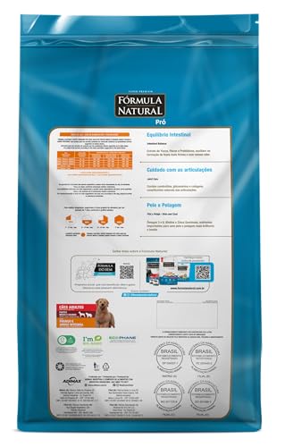 Fórmula Natural Super Premium Pró Cães Adultos Portes Médio E Grande Sabor Frango E Arroz Integral 1