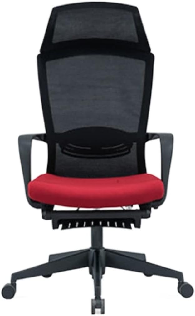 JGATW Silla Oficina Cojín De Esponja Respaldo De Malla Transpirable con Pedal Silla Ergonómica para Computadora Reclinable Altura Ajustable Silla de Escritorio (Blue : C)