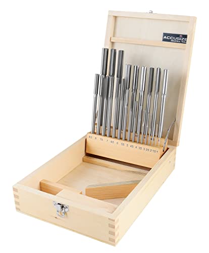 Accusize Industrial Tools 5500-SB00 1-13 Mm By 0.5 Mm High-Speed Steel Chucking Reamer Set In A Fitted Case thumb #3