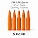 TechStudio3D FN 5.7×28mm Snap Caps – Dummy Rounds for Dry Fire Training – Compatible with FN 5.7×28mm Firearms – 5/10/20 Pack (5 Pack)