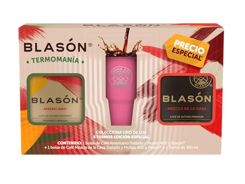 Opiniones de Cafe Walmart comprados en linea. 38 Blasón Kit 1 Bolsa de Café Americano Tostado y Molido 400 g+ 1 Bolsa de Café Mezcla de la Casa Tostado y Molido 400 g+ 1 Termo de regalo 590 ml