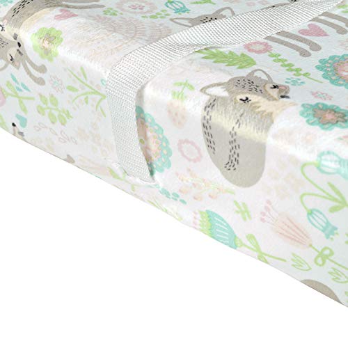 Lush Decor Baby Pixie Fox Geo Micro Mink Capa para trocador de fralda, multicolorida