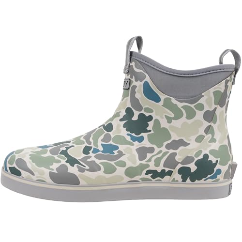 Image of Buoy Boots Men's Waterproof Rubber Fishing & Deck Boots, Ankle Rain Boots