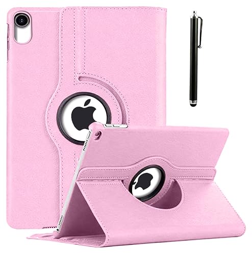 Image of ProElite Cover for Apple iPad (A16) 11th /10th Gen (2025 /2022) Case Cover, 360 Rotatable Smart Flip Case Cover for Apple iPad 11th /10th Generation 2025 /2022 with Stylus Pen, Pink