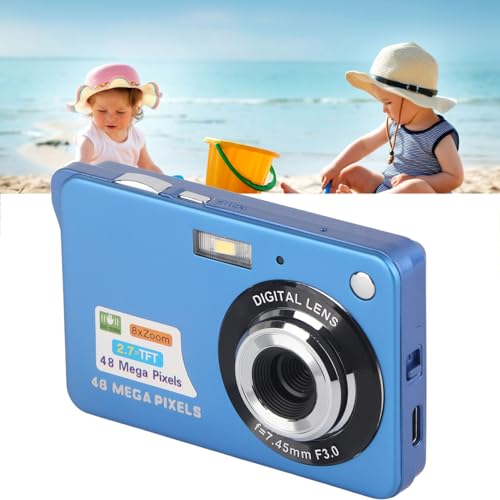 Cámara digital 48MP con pantalla LCD 2.7 pulg y zoom 8X miniatura 5