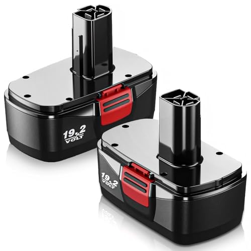 Forrat Upgraded 4500mAh Replacement for Craftsman 19.2V Battery Compatible with Craftsman 19.2 Volt Battery DieHard C3 130279005 130279003 315.113753 315.115410 315.11485 11375 Cordless Tools-2Pack