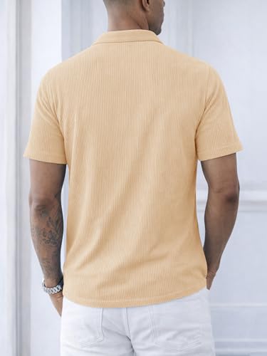Image of Nobel Monk Men's Solid Casual Shirt |Half Sleeve | Regular Fit |Stylish Shirt for Men