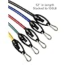 Workout-Resistance-Band-Set-with-HandleStack-Up-to-150LBDoor-AnchorAnkle-StrapsExercise-Fitness-Elastic-BandsHome-Weight-Equipment-for-MenWomenResistance-Training-Tubes Workout Resistance Band Set with Handle(Stack Up to 150LB),Door Anchor,Ankle Straps,Exercise Fitness Elastic Bands,Home Weight Equipment for Men/Women,Resistance Training Tubes,150LB