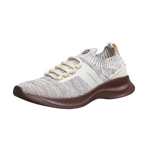 Image of Neeman's Fuse Knit Sneakers for Men & Women | Breathable Knit Upper, Supportive Heel Counter & Lightweight Cushioned EVA Sole | Everyday Walking, Travel & Casual Comfort Shoes