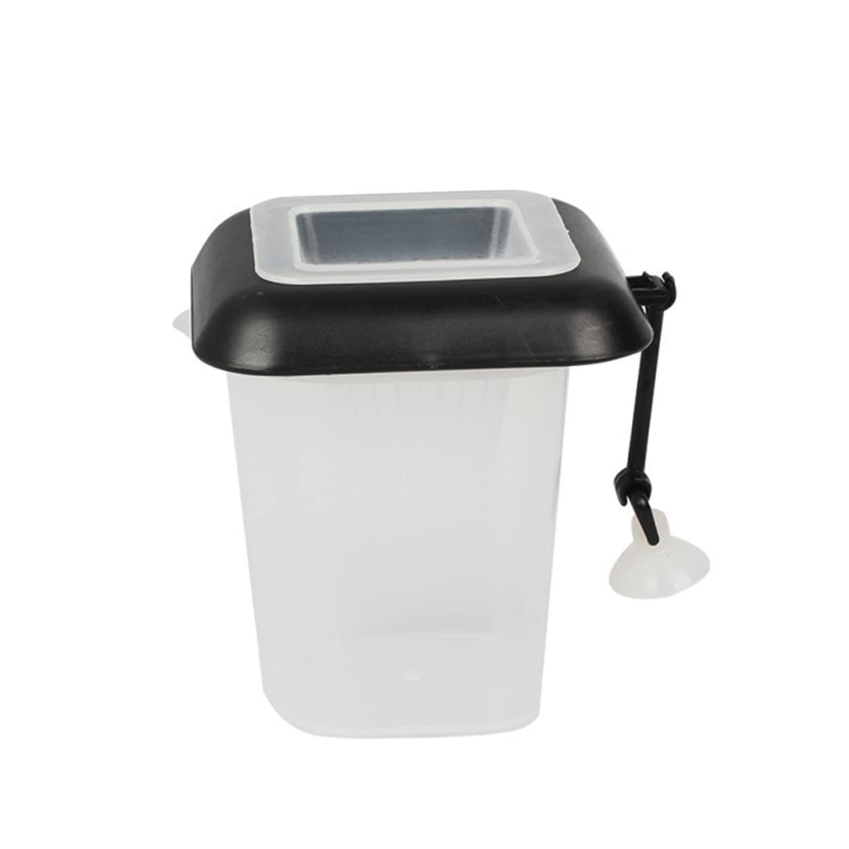 GANAZONO Red Worms Feeder Fish Tank Fish Feeding Cup Fish Feeder White