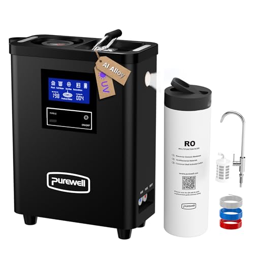 Purewell&reg; K8680 RO Water Purifier System,10-Stage RV Portable Water Filtration Survival with...