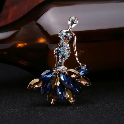 Image of Cameo Brooch Vintage Silver Tone Lady Portrait Brooch Pins for Women Victorian Jewelry Crystal Rhinestone Brooches for Hat Scarf Collar Lapel Handbags Shawls for Christmas