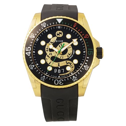 Image of [Gucci] Watch DIVE YA136219 Men's Black [Parallel Import], Black
