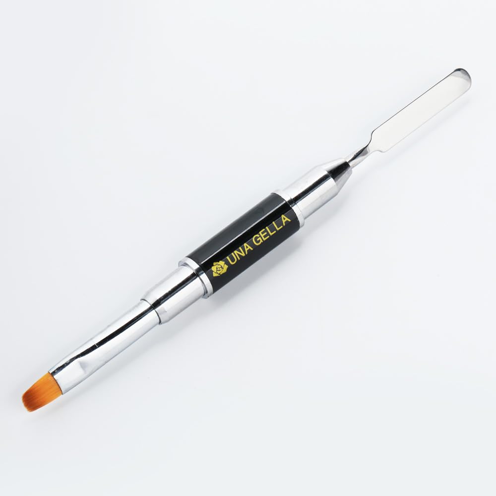 Dual-Ended Nails Pen For poly nails Picker Brushes tool 2 in 1 Stainless Steel Gel Nail Brushes for
