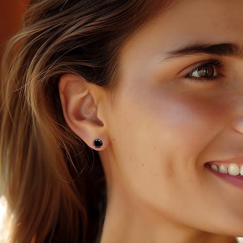 Ross-Simons 2.00 ct. t.w. Black Diamond Stud Earrings in 14kt White Gold2